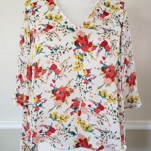 Zara Floral blouse